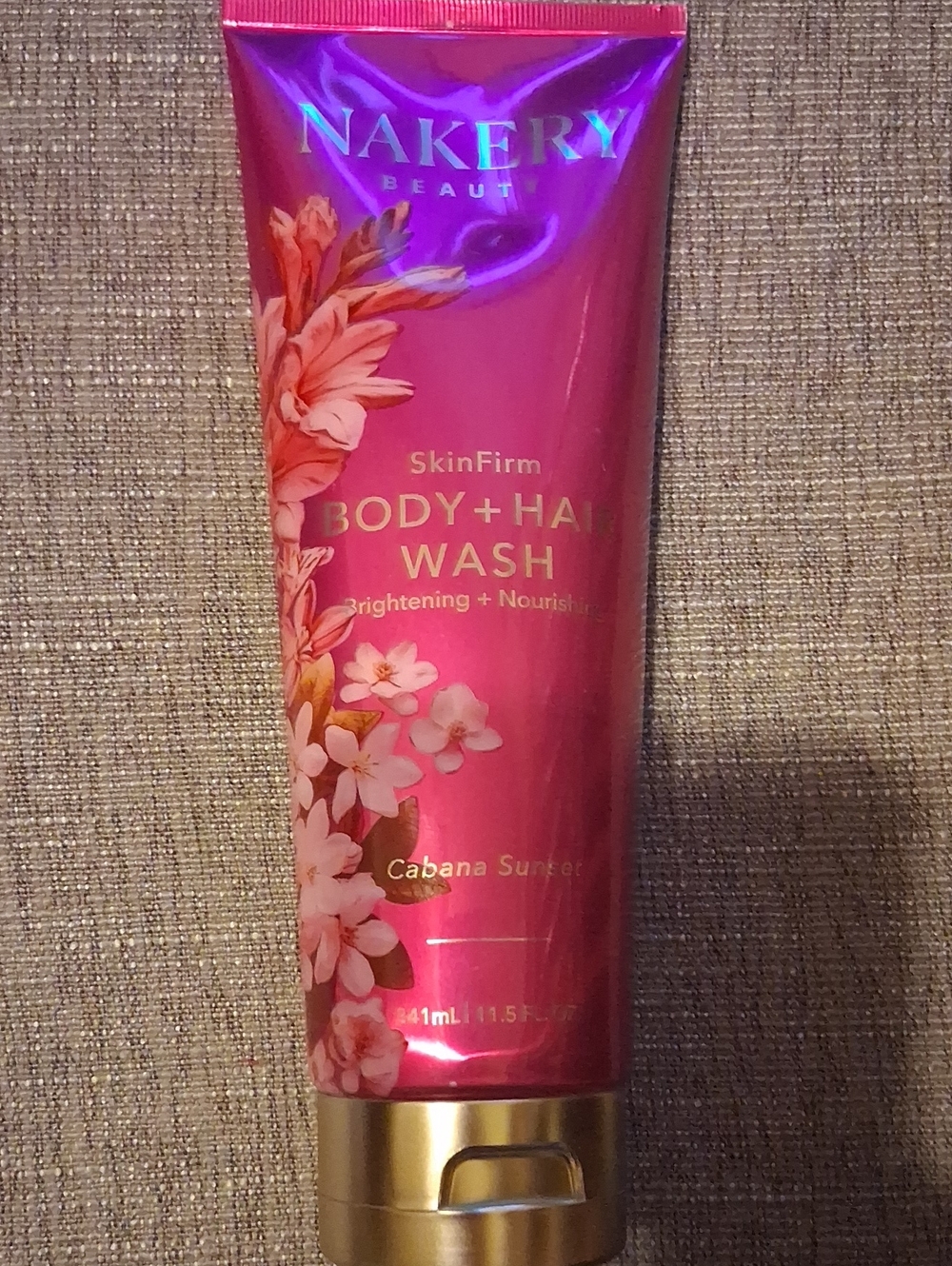 Nakery SkinFirm Body + Hair Wash – Pink (Cabana Sunset)